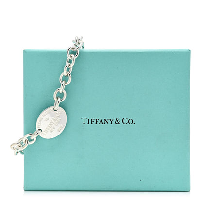 Tiffany Sterling Silver Return to Tiffany Oval Tag Bracelet 4 of 4