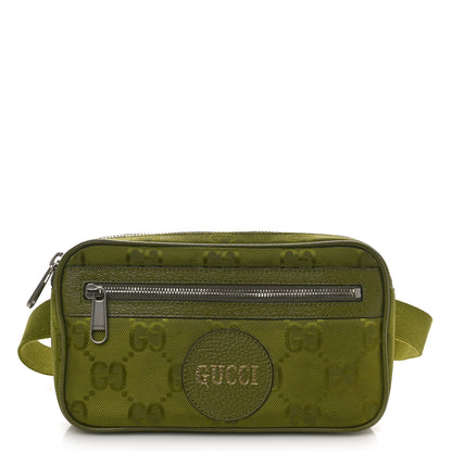 Gucci Econyl Nylon Monogram Off The Grid Belt Bag Juniper Green 1 of 11