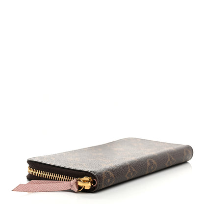 Louis Vuitton Monogram Clemence Wallet Rose Ballerine 4 of 6