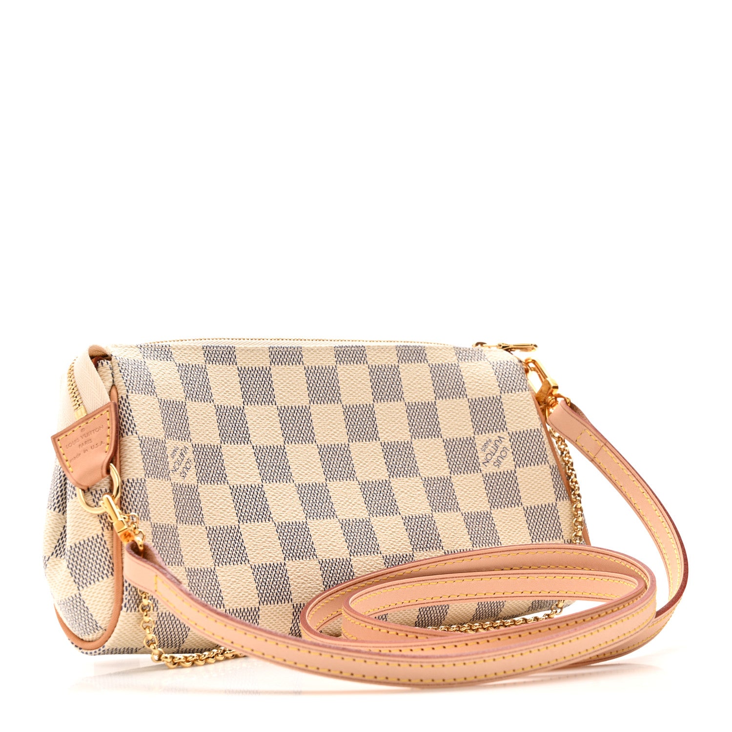 Louis Vuitton Damier Azur Eva Clutch 3 of 12