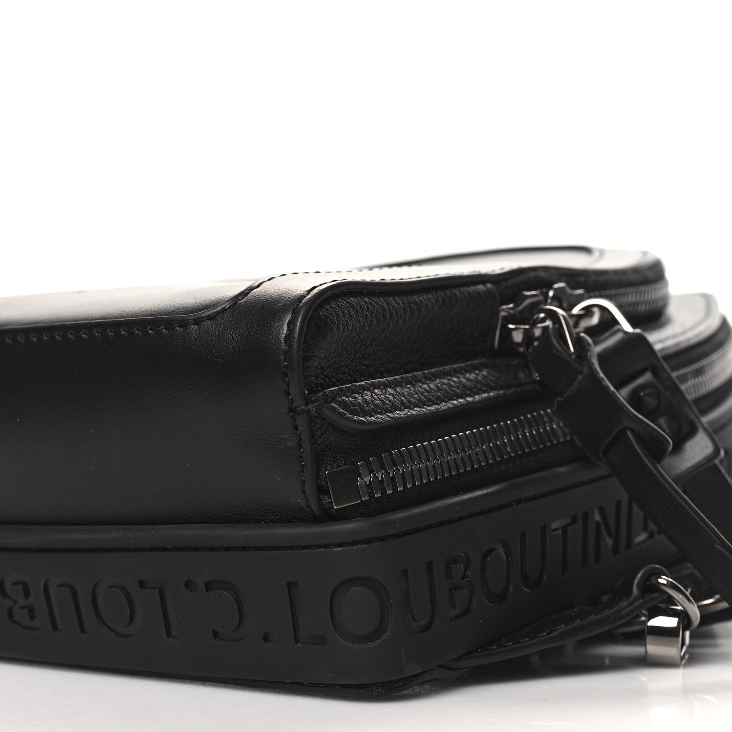 Christian Louboutin CHRISTIAN LOUBOUTIN Calfskin Loubifunk Crossbody Black 10 of 10