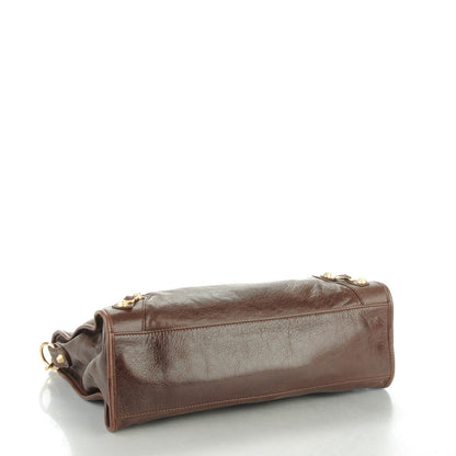 Balenciaga Agneau Giant 12 Gold Hardware City Cigare Fonce 4 of 7