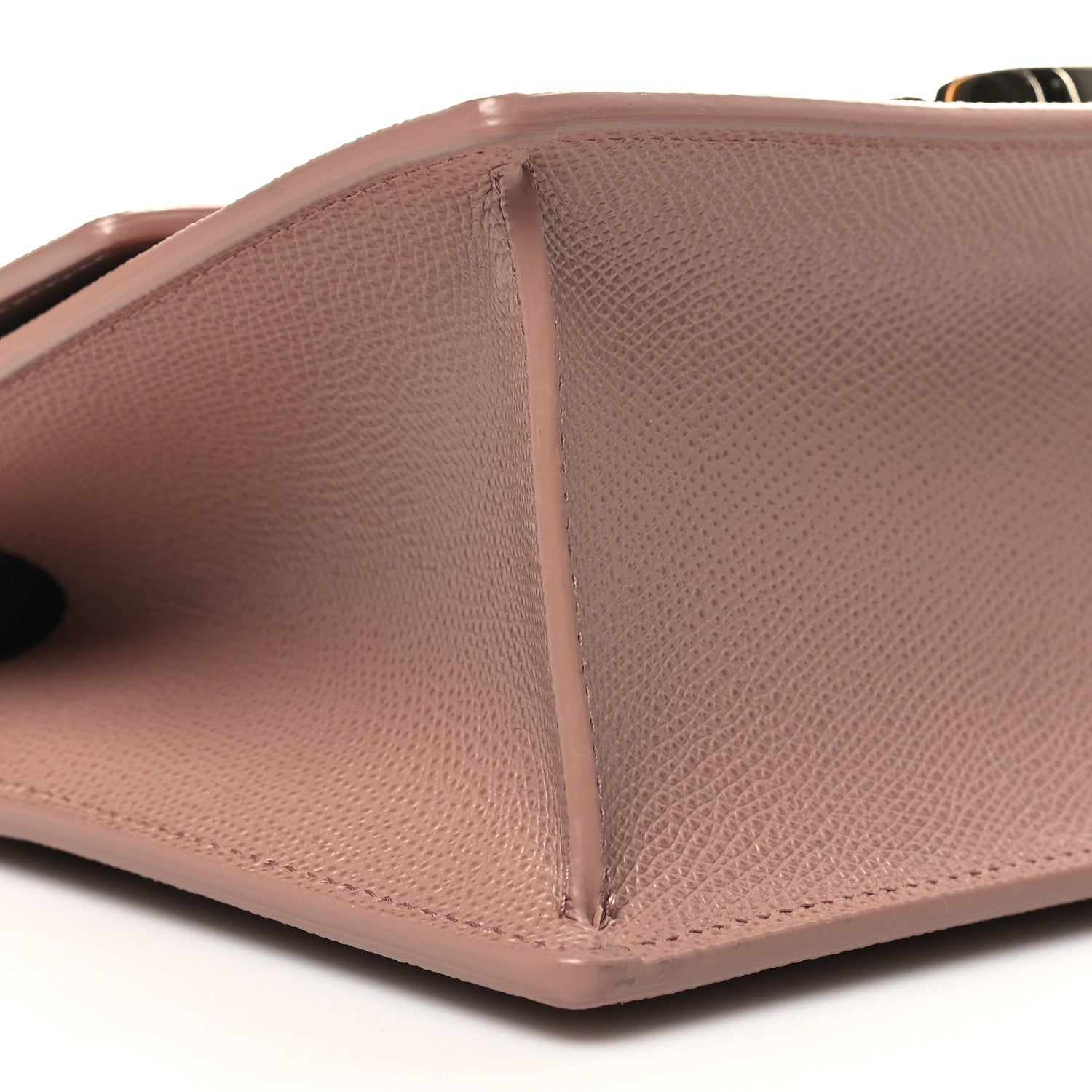 Christian Dior Grained Calfskin Embossed 30 Montaigne Chain Flap Bag Blush 8 of 9