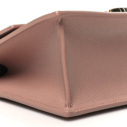Christian Dior Grained Calfskin Embossed 30 Montaigne Chain Flap Bag Blush 8 of 9