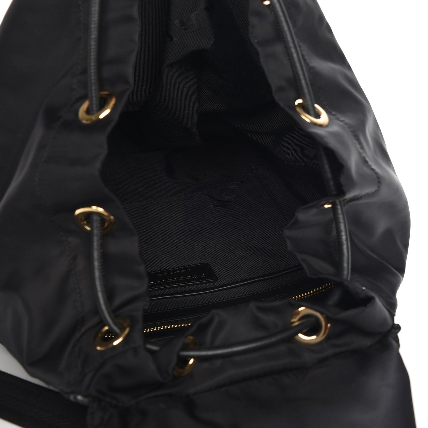 Nylon Large Rucksack Backpack Black