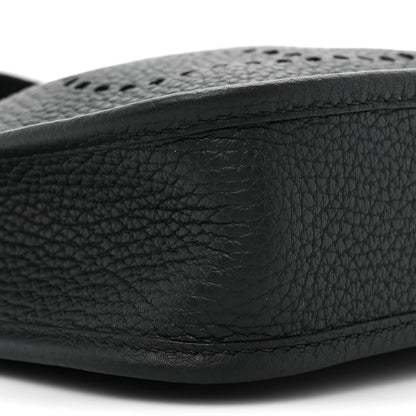 Hermes Taurillon Clemence Evelyne TPM Black 8 of 8