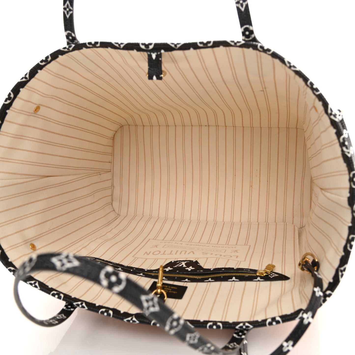 Monogram Giant Jungle Neverfull MM Ivory