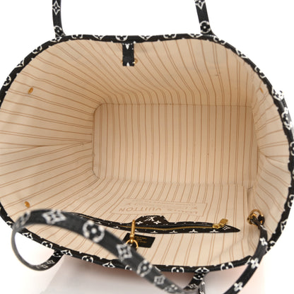Louis Vuitton Monogram Giant Jungle Neverfull MM Ivory 6 of 12