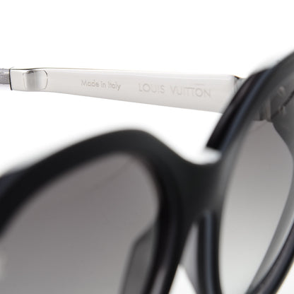 Louis Vuitton Acetate Petit Soupcon Cat Eye Sunglasses Z0489W Black 5 of 7