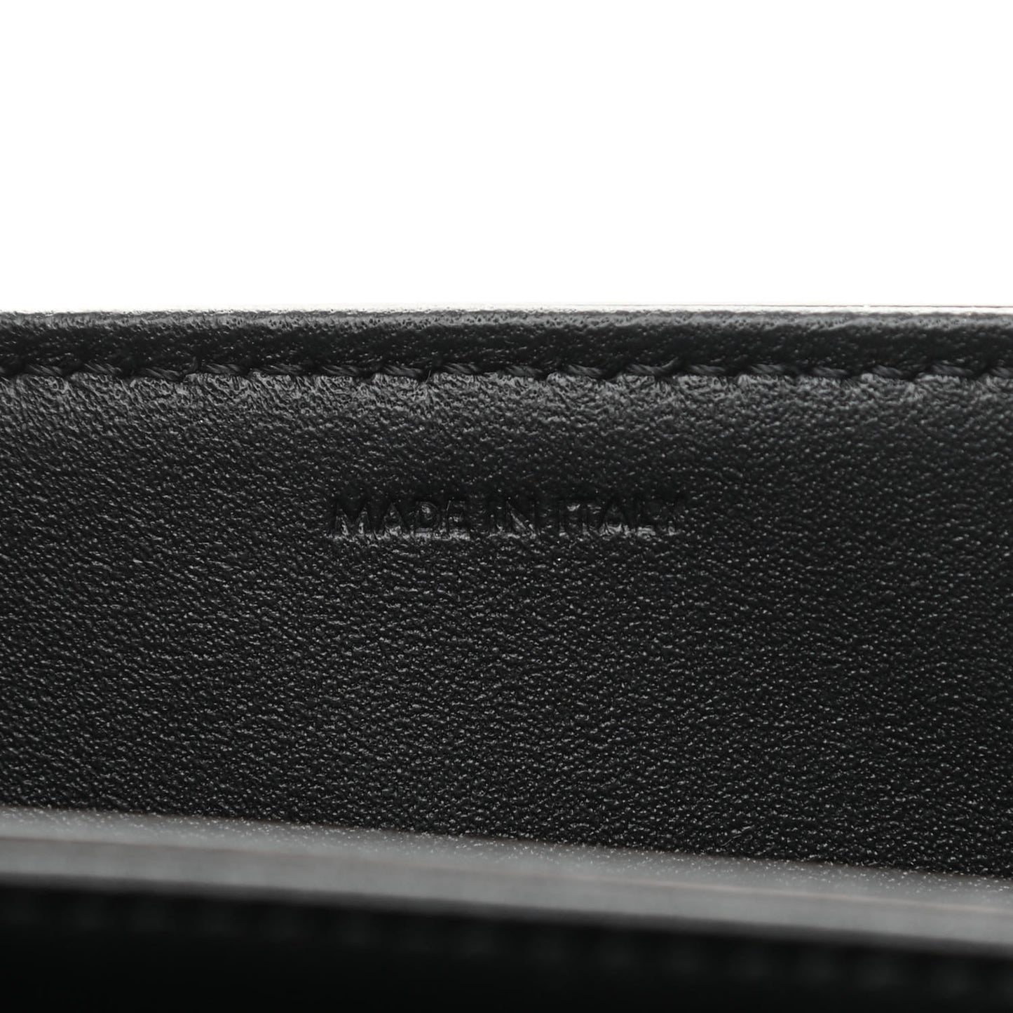 Shiny Calfskin Medium Triomphe Black
