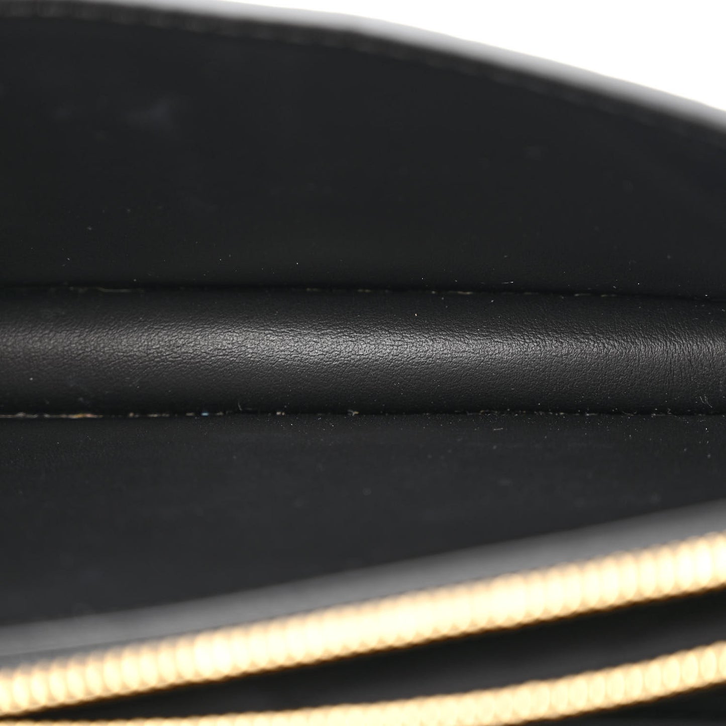 Metallic Calfskin Small Madison Buckle Bag Gold