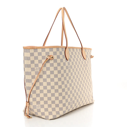 Louis Vuitton Damier Azur Neo Neverfull GM Rose Ballerine 3 of 11