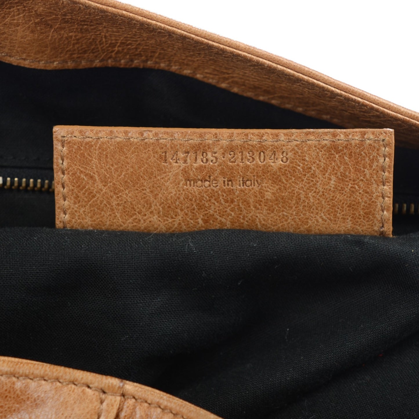 Chevre Classic Hardware Shrug Hobo Caramel