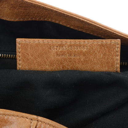 Balenciaga Chevre Classic Hardware Shrug Hobo Caramel 7 of 9