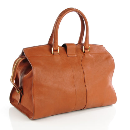 Saint Laurent Sheepskin Medium Cabas Chyc Whiskey 3 of 9