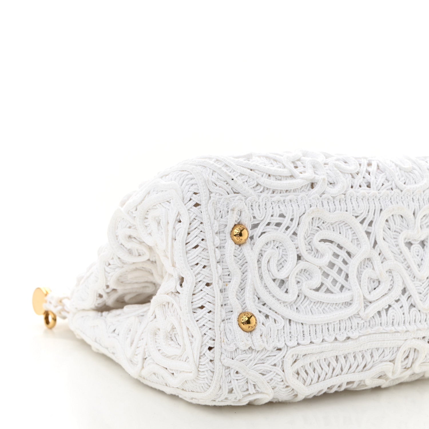 Dolce & Gabbana Cordonetto Lace Medium Miss Sicily Satchel White 8 of 9