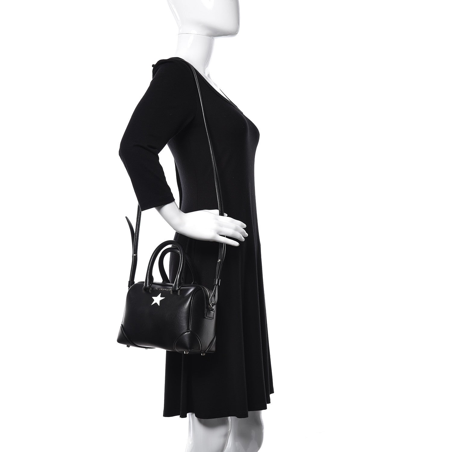 Givenchy Calfskin Star Micro Lucrezia Black Silver 2 of 18