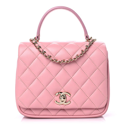 Chanel Lambskin Quilted Mini Citizen Chic Flap Pink 1 of 10