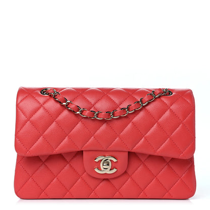 Chanel Caviar Quilted Small Double Flap Red 1 of 14