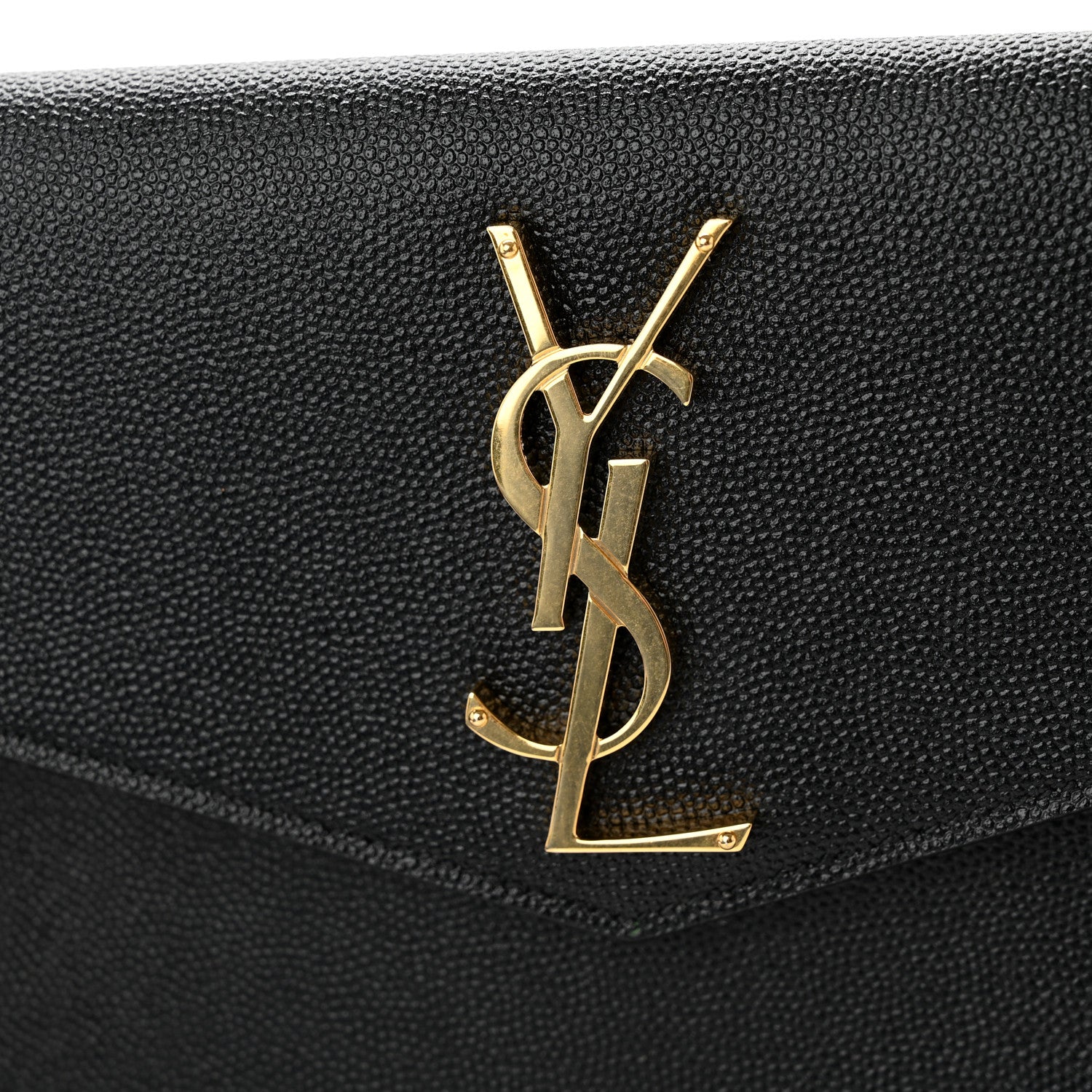 Saint Laurent Grain De Poudre Uptown Pouch Black 13 of 13