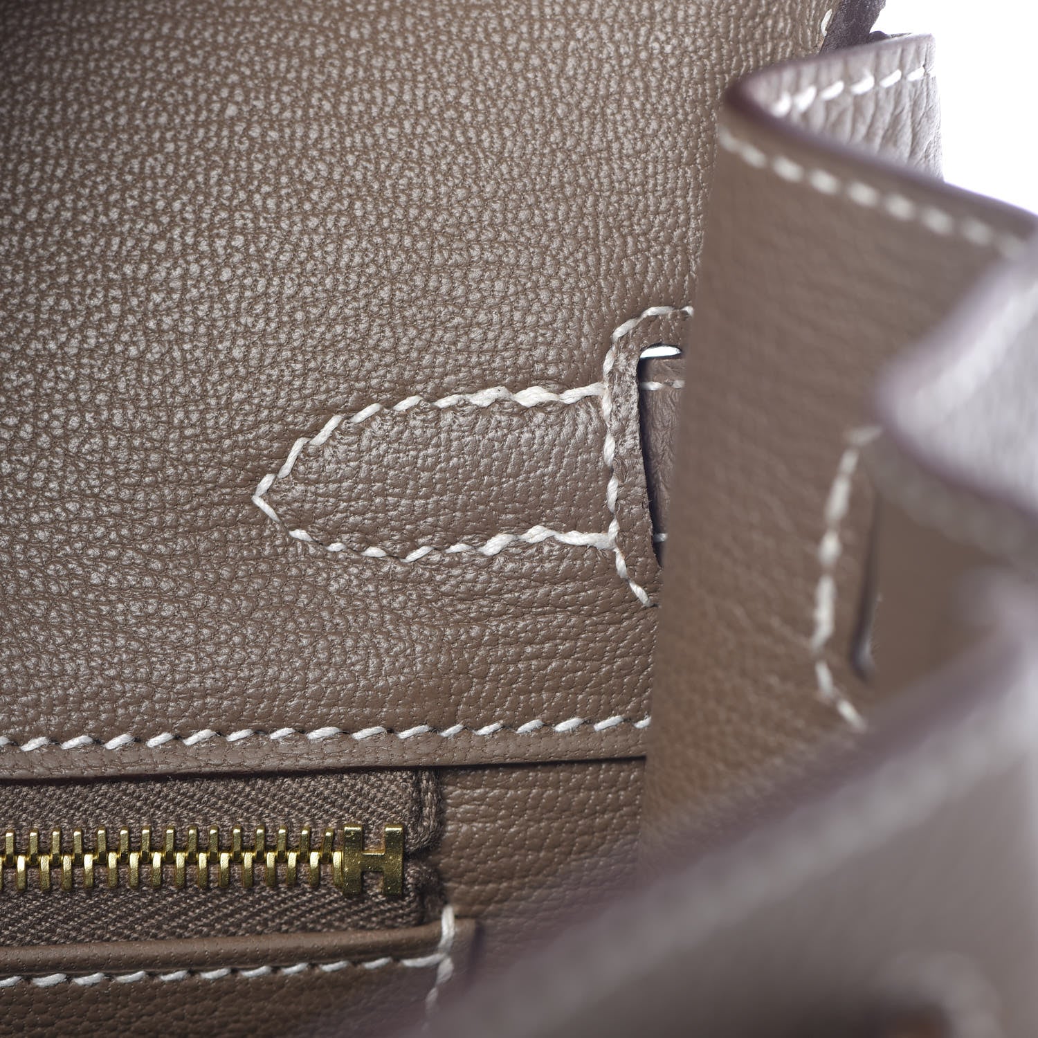 Hermes Togo Birkin 25 Etoupe 30 of 37