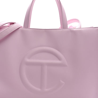 Telfar Vegan Leather Medium Shopping Bag Bubblegum 7 of 9
