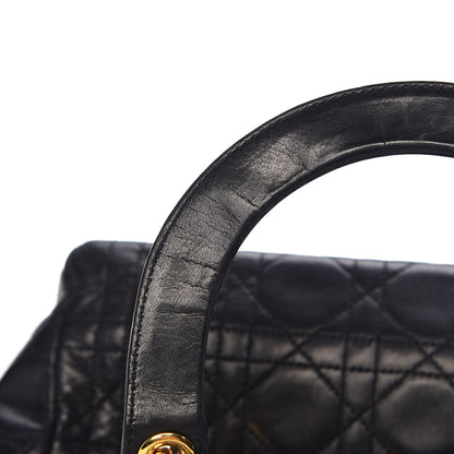 Christian Dior Lambskin Cannage Medium Lady Dior Black 14 of 22