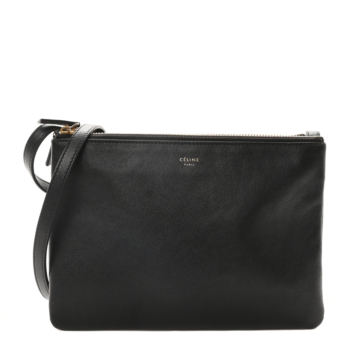 Lambskin Small Trio Crossbody Bag Black
