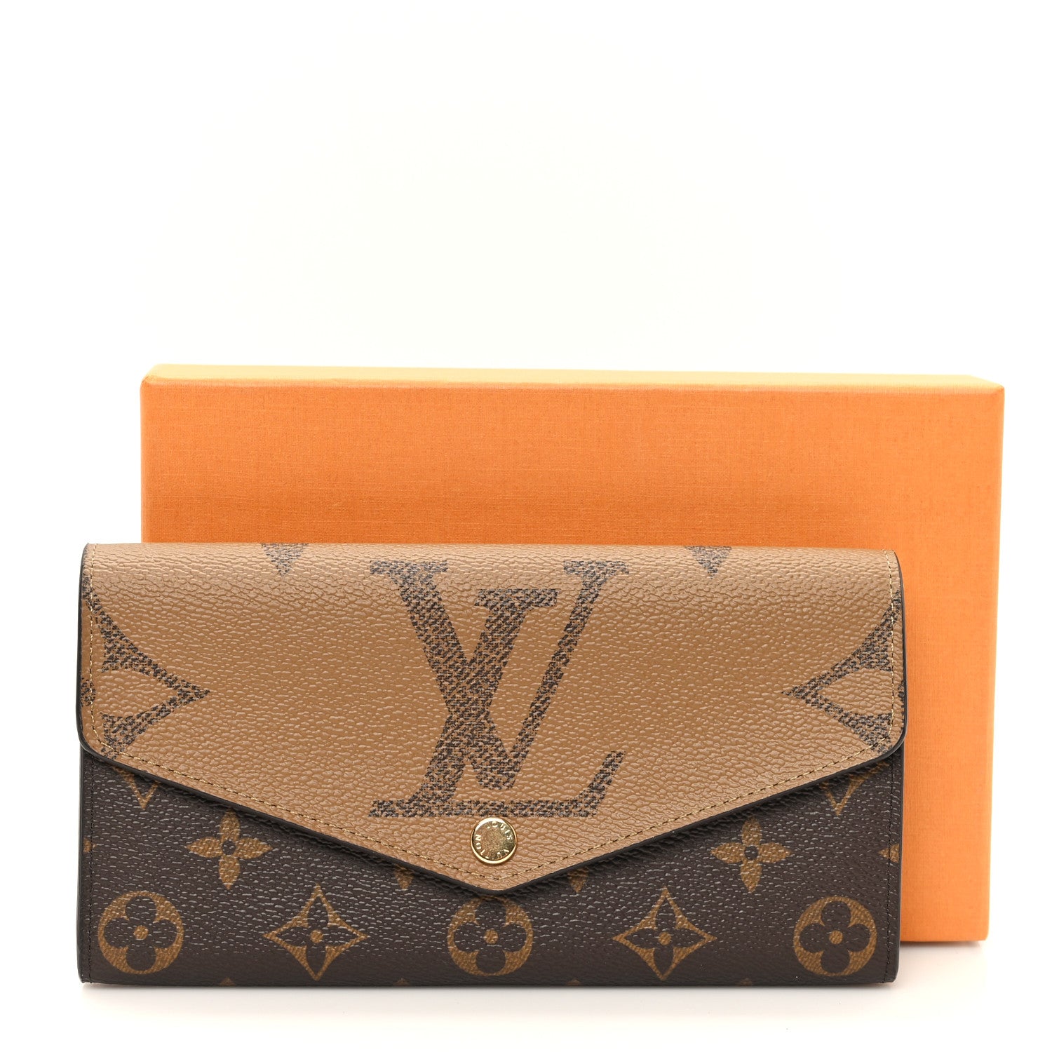 Louis Vuitton Reverse Monogram Giant Sarah Wallet 8 of 8