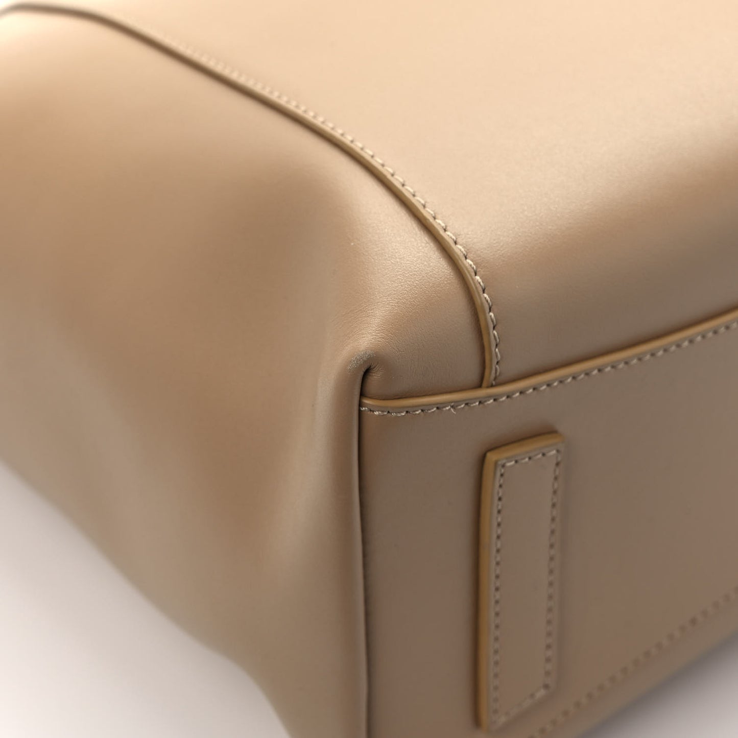 Box Calfskin Small Antigona Sport Top Handle Bag Beige Cappuccino