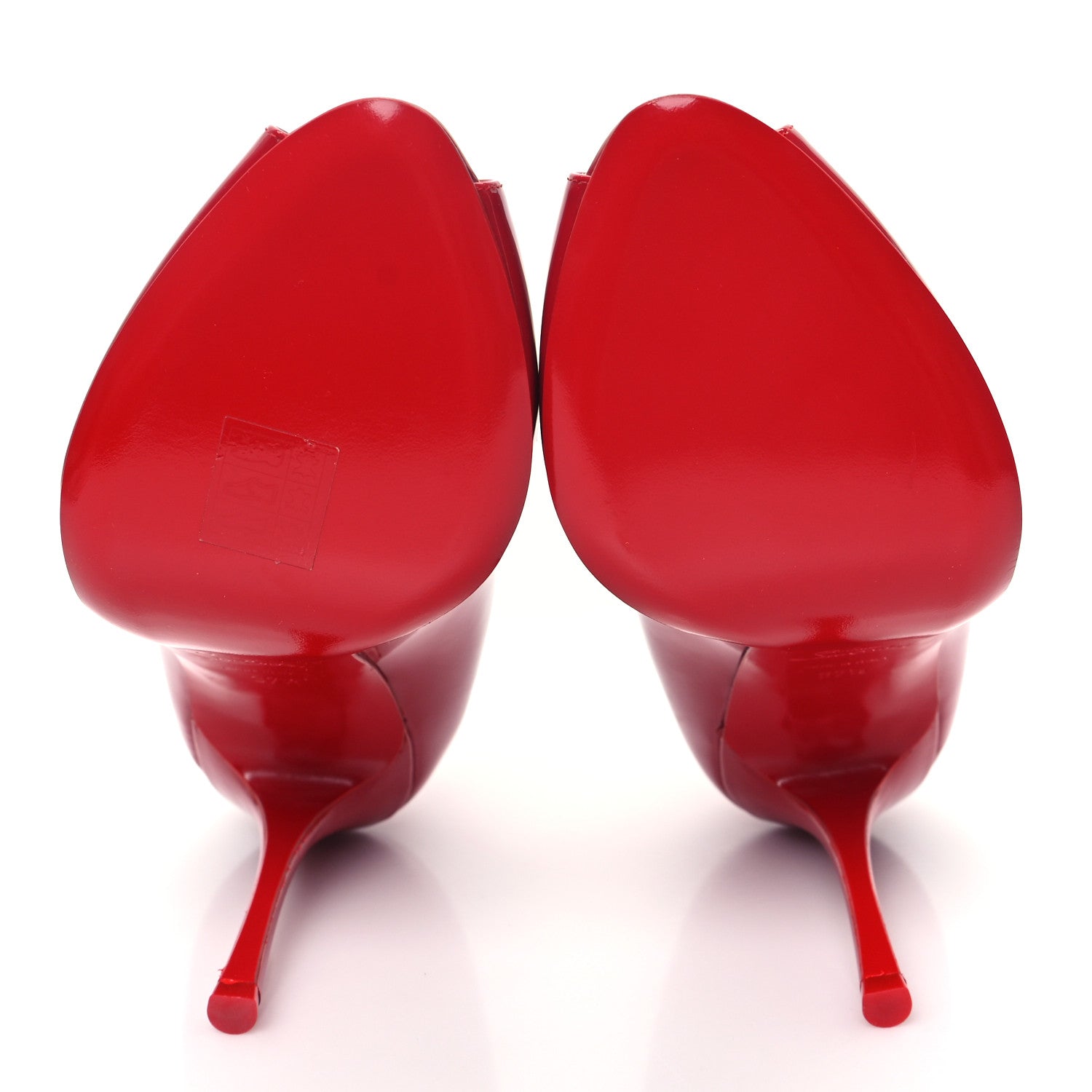 Christian Louboutin Patent Chick Up 100 Pumps 37.5 Loubi 5 of 9