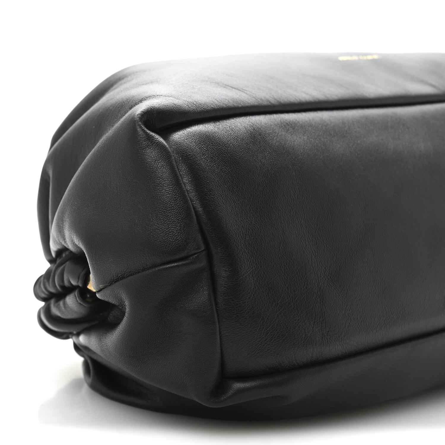 Mansur Gavriel Lambskin Cloud Clutch Black Flamma 8 of 12