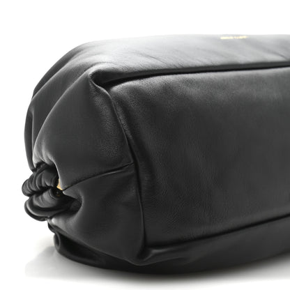 Mansur Gavriel Lambskin Cloud Clutch Black Flamma 8 of 12