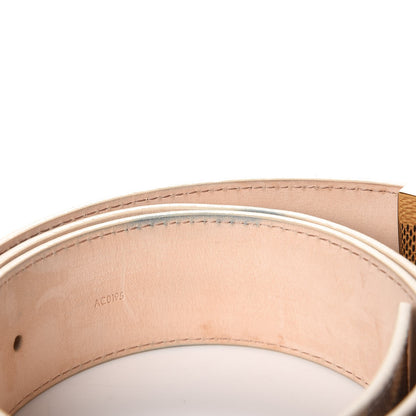 Louis Vuitton Damier Azur 40mm LV Initiales Belt 95 38 5 of 14