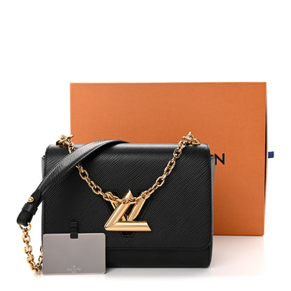 Louis Vuitton Epi Twist Shoulder Bag MM Black 11 of 11