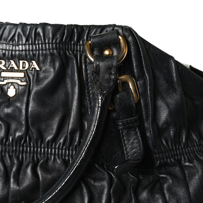 Prada Nappa Gaufre Tote Black 10 of 15