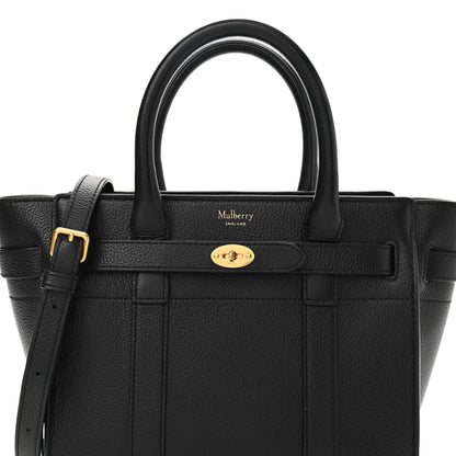 Mulberry Small Classic Grain Mini Zipped Bayswater Black 8 of 10