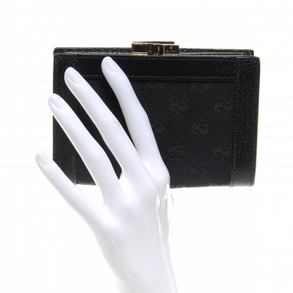 Gucci Leather Charmy French Wallet Black 2 of 7