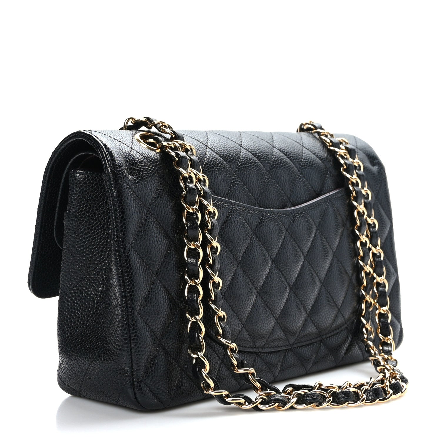 Chanel Caviar Quilted Medium Double Flap Black 3 of 9