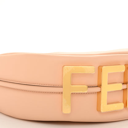 Fendi Vitello Grace Matte Small Fendigraphy Hobo Bag Light Rose 8 of 9