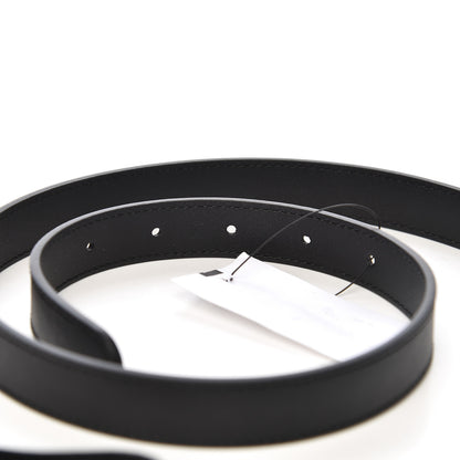 Gucci Calfskin Pearl Double G 20mm Belt 95 38 Black Cream 6 of 6