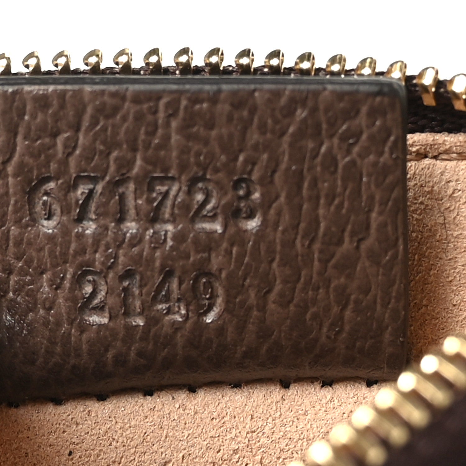 Gucci GG Supreme Monogram Web Ophidia Zip Card Case Brown 7 of 7