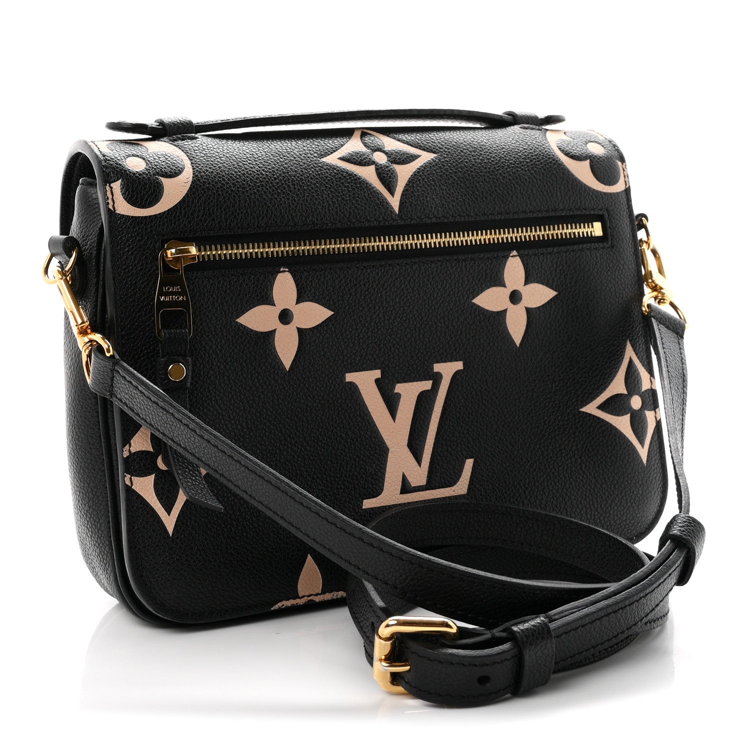 Louis Vuitton Empreinte Monogram Giant Pochette Metis Black Beige 3 of 10