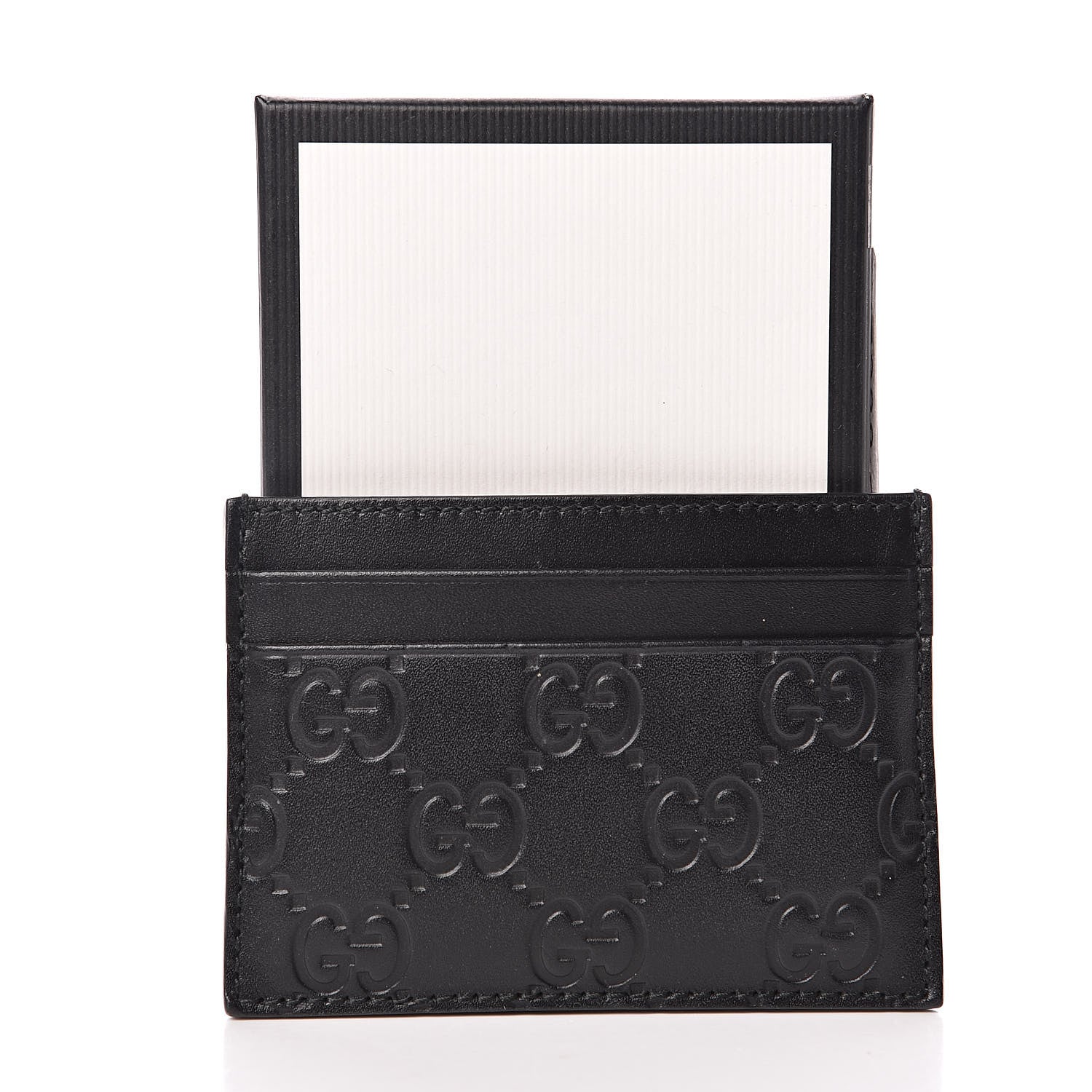 Gucci Guccissima Card Holder Black 7 of 7