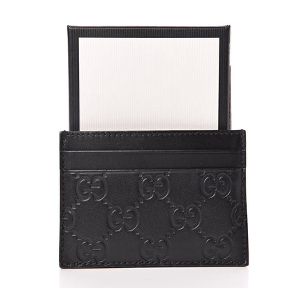 Gucci Guccissima Card Holder Black 7 of 7