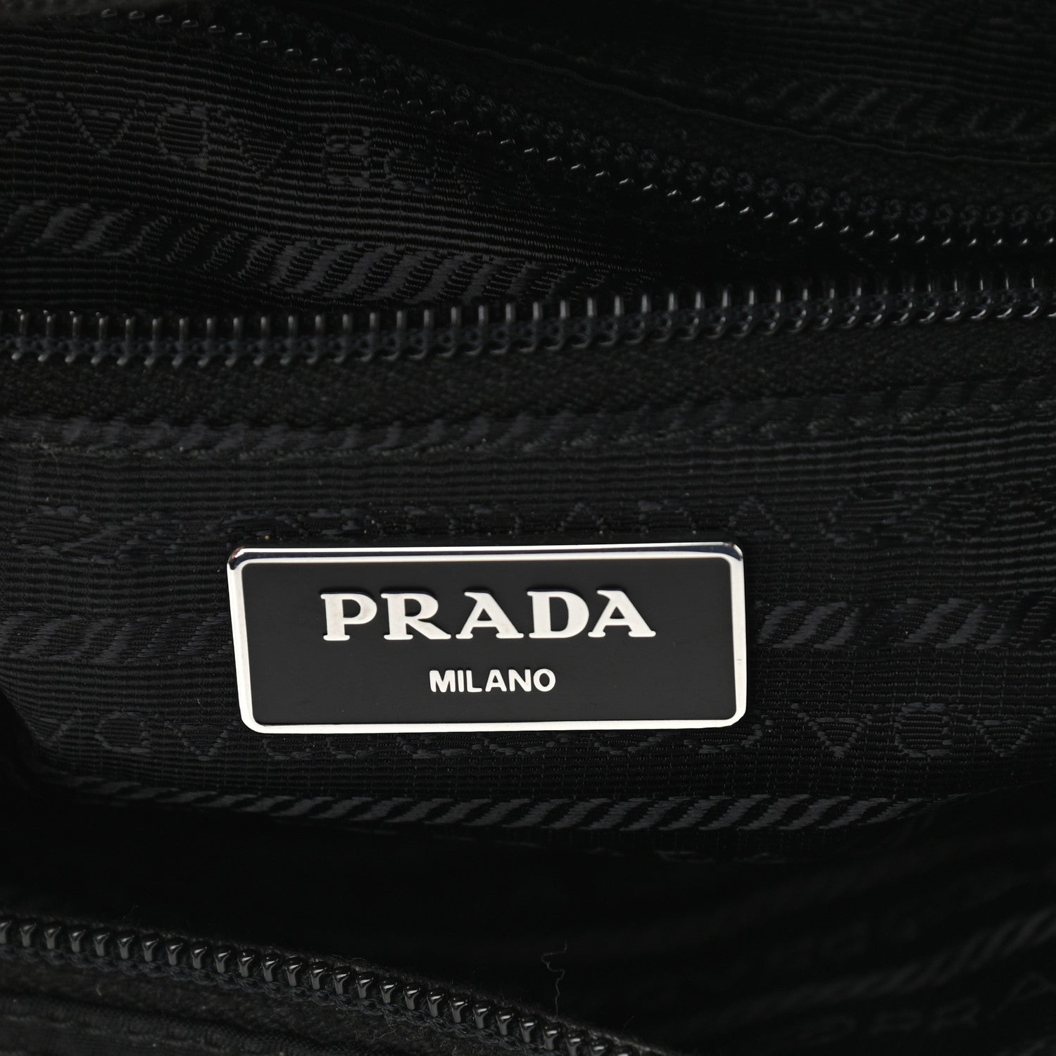 Prada Tessuto Nylon Studded New Vela Shoulder Bag Black Astrale 6 of 11