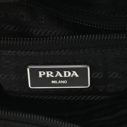 Prada Tessuto Nylon Studded New Vela Shoulder Bag Black Astrale 6 of 11