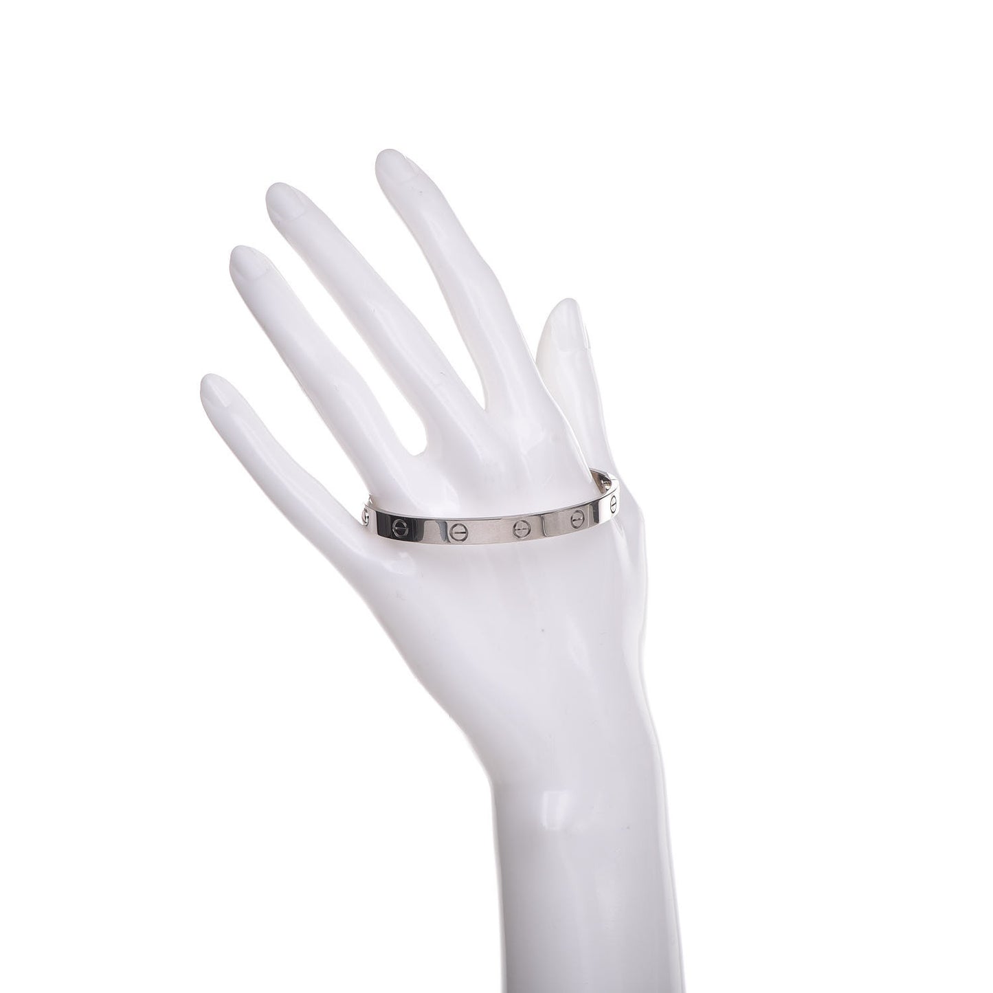 18K White Gold LOVE Bracelet 18