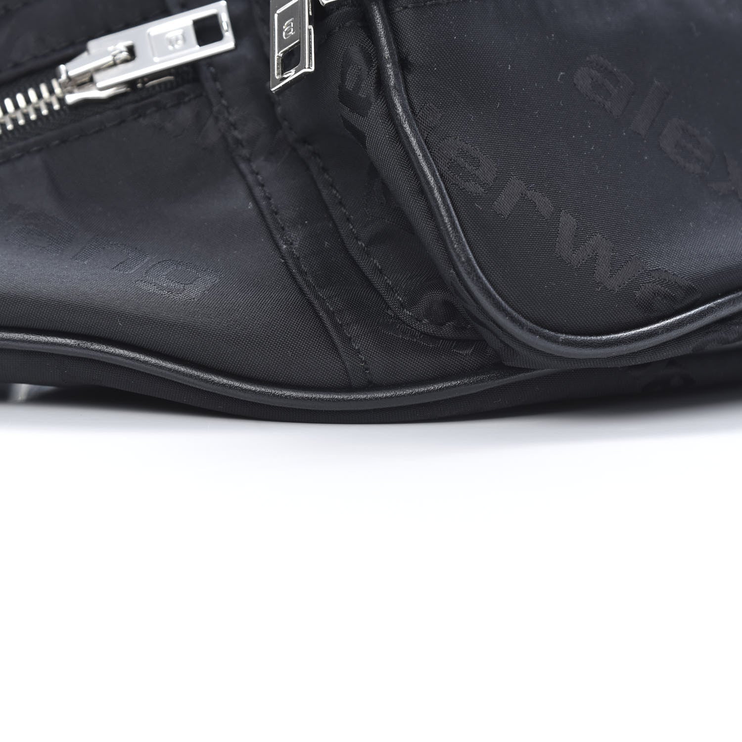 Alexander Wang Nylon Logo Printed Attica Belt Bag Black 9 of 10