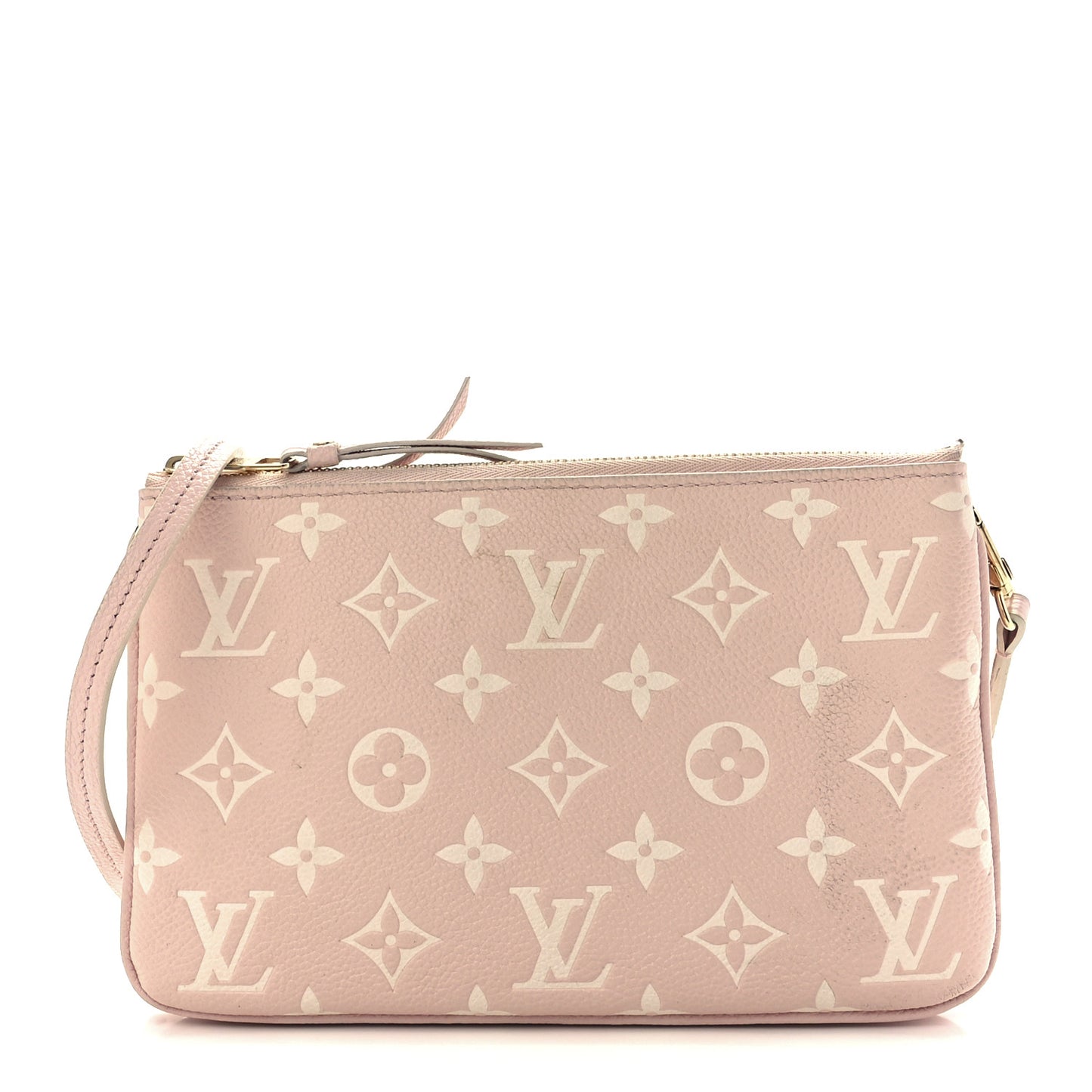 Empreinte Monogram Double Zip Pochette Rose